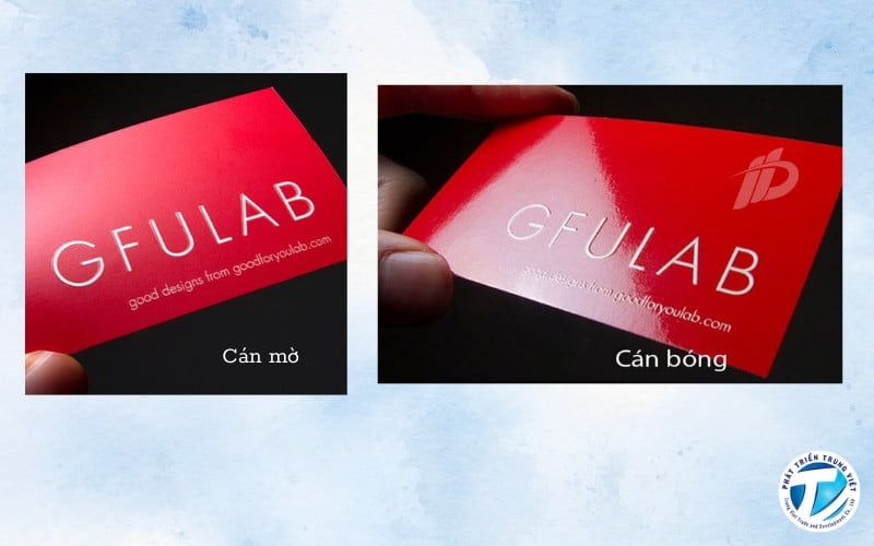 Ấn phẩm của màng cán bóng cán mờ